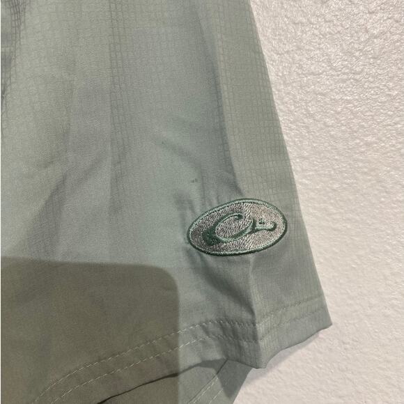 Drake Clothing Company Green Short Sleeve Button Down Sz M - Picture 6 of 13